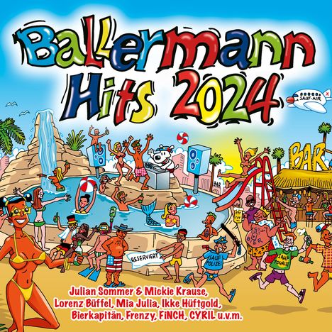 Ballermann Hits 2024, 2 CDs