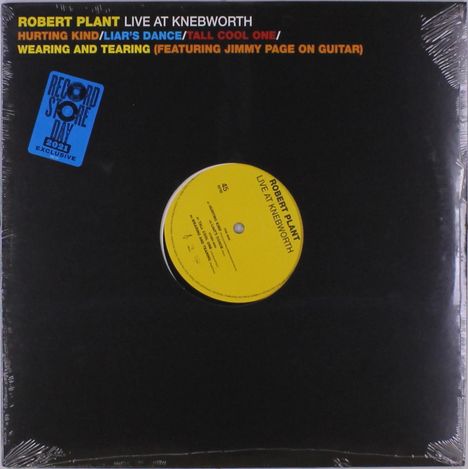 Robert Plant: Live At Knebworth, Single 12"