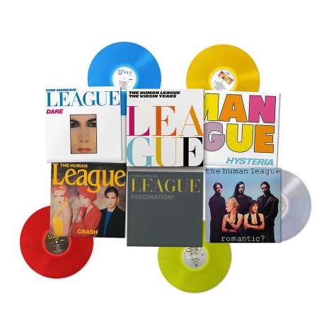 The Human League: The Virgin Years (Box Set) (180g) (Limited Edition) (Colored Vinyl), 5 LPs