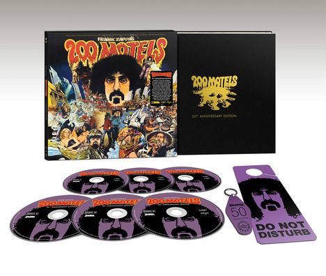 Frank Zappa (1940-1993): 200 Motels (50th Anniversary Edition) (remastered) (Limited Super Deluxe Boxset), 6 CDs und 1 Merchandise