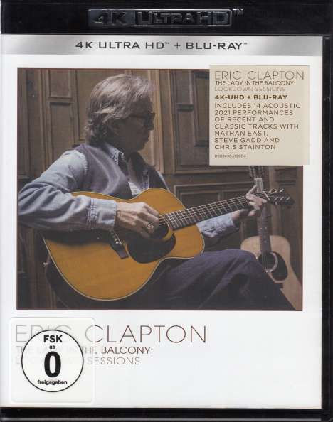 Eric Clapton (geb. 1945): The Lady In The Balcony: Lockdown Sessions (Limited Blu-ray +  4K Ultra HD Blu-ray), 1 Blu-ray Disc und 1 Ultra HD Blu-ray