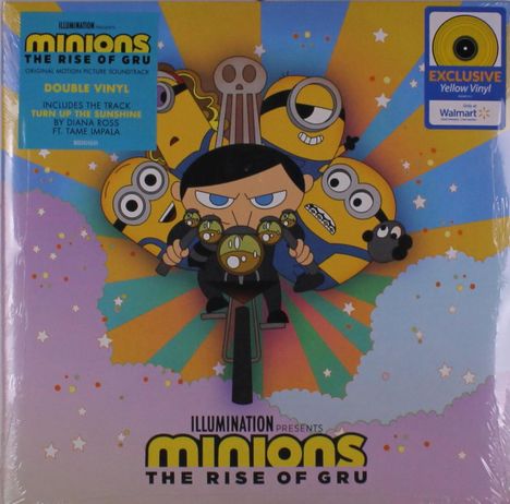 Filmmusik: Minions: The Rise Of Gru (Limited Edition) (Yellow Vinyl), 2 LPs