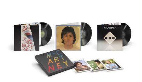 Paul McCartney (geb. 1942): McCartney I/II/III (180g) (Limited Edition), 3 LPs
