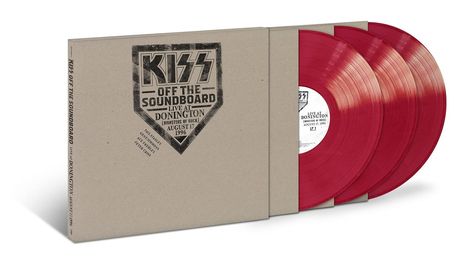 Kiss: Kiss Off The Soundboard: Live at Donington (180g) (Red Vinyl), 3 LPs