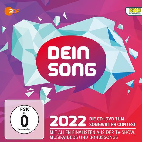 Dein Song 2022, 1 CD und 1 DVD
