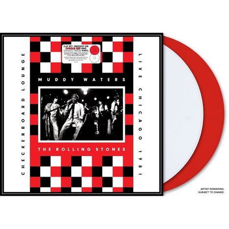 Muddy Waters &amp; The Rolling Stones: Live At Checkerboard Lounge Chicago 1981 (Opaque Red Vinyl &amp; Opaque White Vinyl), 2 LPs