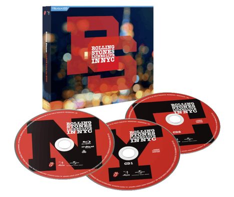 The Rolling Stones: Licked Live In NYC, 2 CDs und 1 Blu-ray Disc