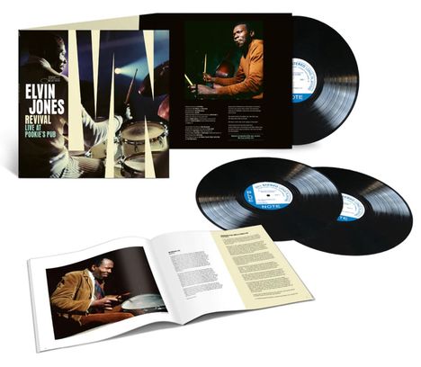 Elvin Jones (1927-2004): Revival: Live At Pookie's Pub 1967 (180g), 3 LPs