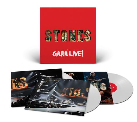 The Rolling Stones: GRRR Live! (Live At Newark 2012) (Limited Edition) (White Vinyl) (in Deutschland exklusiv für jpc!), 3 LPs