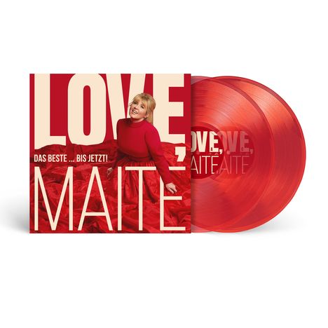 Maite Kelly: Love, Maite: Das Beste ... bis jetzt! (Limited Edition) (Transparent Red Vinyl), 2 LPs