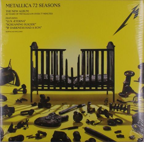 Metallica: 72 Seasons (Limited Edition) (Yellow &amp; Black Marbled Vinyl), 2 LPs