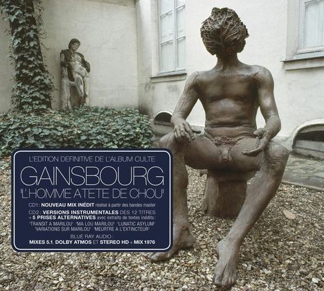 Serge Gainsbourg (1928-1991): L'Homme A Tete De Chou, 2 CDs und 1 Blu-ray Audio