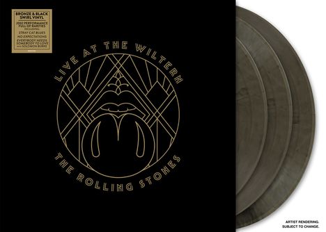 The Rolling Stones: Live At The Wiltern (Los Angeles) (Limited Edition) (Bronze &amp; Black Swirl Vinyl) (in Deutschland exklusiv für jpc!), 3 LPs
