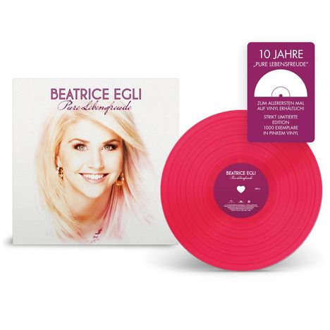 Beatrice Egli: Pure Lebensfreude (10th Anniversary) (Limited Edition) (Pink Vinyl), LP