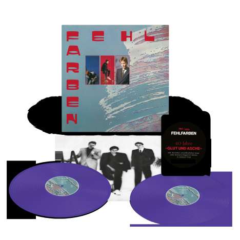Fehlfarben: Glut und Asche (40th Anniversary) (Limited Edition) (Violet Vinyl) (nur von Thomas Schwebel signiert), 2 LPs