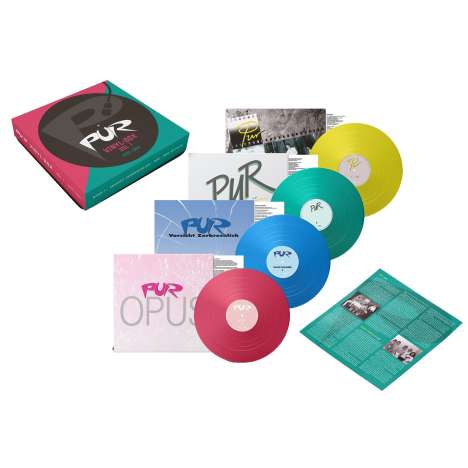 Pur: Pur Vinyl-Box Vol. 1 (1983 - 1988) (Limited Edition) (Colored Vinyl), 4 LPs