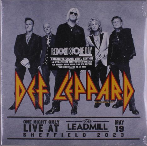 Def Leppard: One Night Only: Live At The Leadmill 2023 (Limited Edition) (Colored Vinyl), 2 LPs