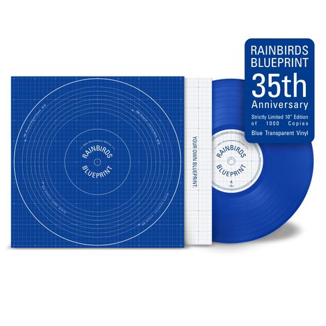 Rainbirds: Blueprints (35th Anniversary) (Limited Edition) (Blue Transparent Vinyl), Single 10"