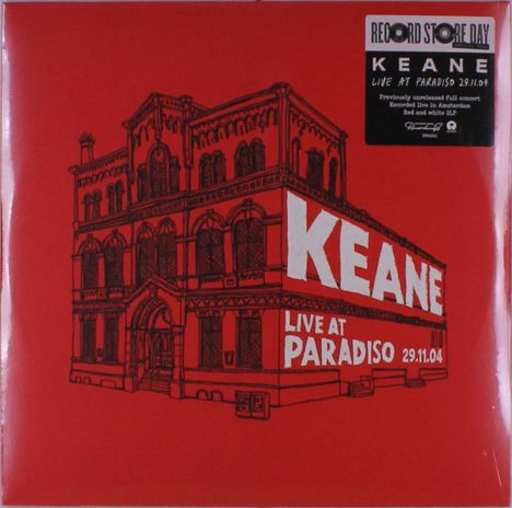 Keane: Live At Paradiso 29.11.04 (RSD) (Red &amp; White Vinyl), 2 LPs