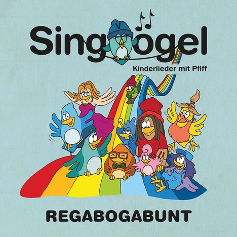 Singvögel: Regabogabunt, 1 CD und 1 DVD