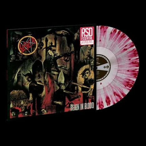 Slayer: Reign In Blood (RSD) (Clear &amp; Red Splatter Vinyl), LP