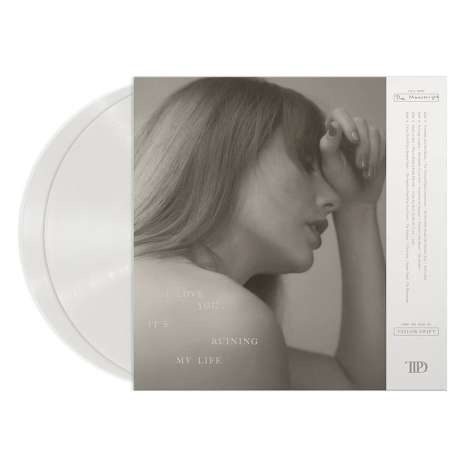 Taylor Swift: The Tortured Poets Department (Ivory Vinyl) (inkl. Bonustrack »The Manuscript«), 2 LPs