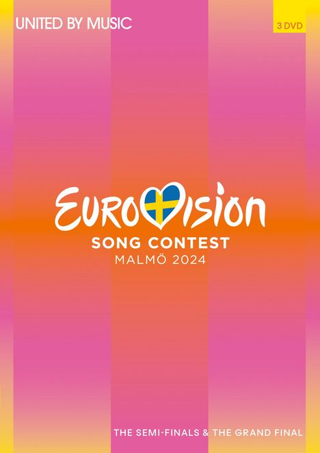 Eurovision Song Contest Malmö 2024, 3 DVDs