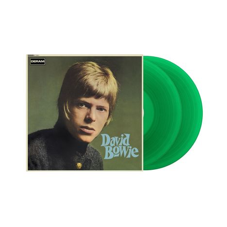 David Bowie (1947-2016): David Bowie (Reissue) (Limited Deluxe Edition) (Green Vinyl), 2 LPs