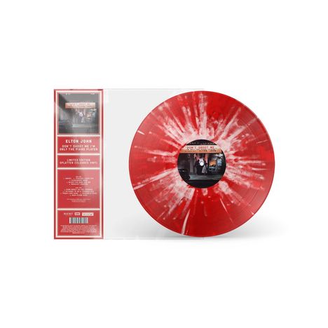 Elton John: Don't Shoot Me I'm Only The Piano Player (Limited Edition) (Red &amp; White Splatter Vinyl), LP