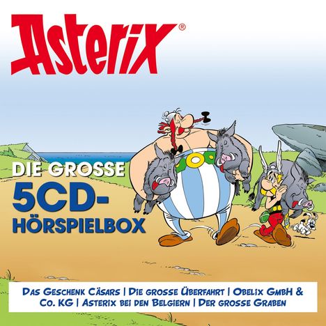 Asterix - Die große 5-CD Hörspielbox Vol. 5, 5 CDs