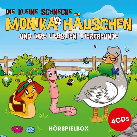 Die kleine Schnecke Monika Häuschen: Monika Häuschen und ihre liebsten Tierfreunde, 4 CDs