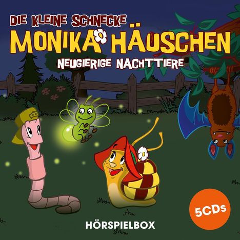 Die kleine Schnecke Monika Häuschen - Neugierige Nachttiere, 5 CDs