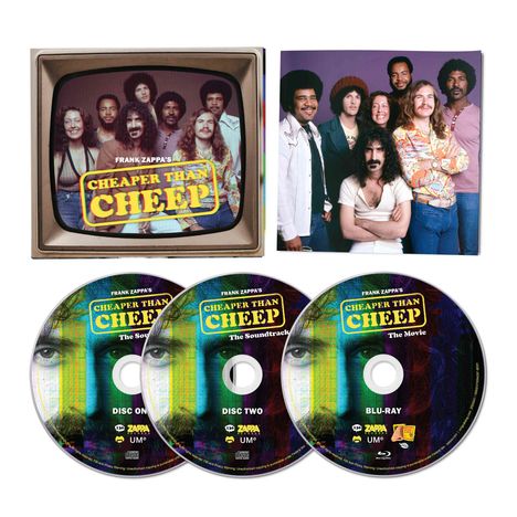Frank Zappa (1940-1993): Cheaper Than Cheep, 2 CDs und 1 Blu-ray Disc