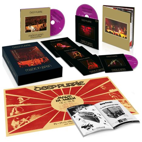 Deep Purple: Made In Japan (2025 Steven Wilson Mix/2025 Mix) (Limited Deluxe CD Set), 5 CDs und 1 Blu-ray Audio