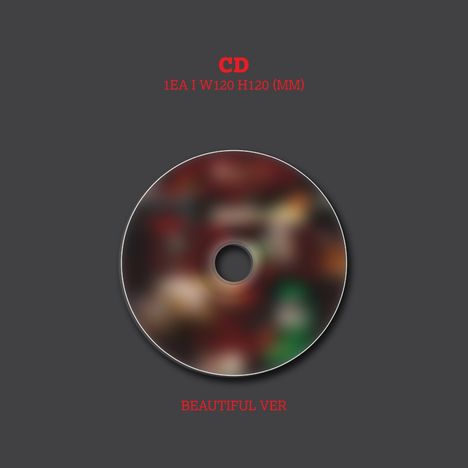 Katseye: BEAUTIFUL CHAOS (Beautiful Ver.), CD