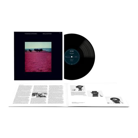 "Balladyna" steht in großen roten Buchstaben. Darunter in Weiß: Tomasz Stanko, Tomasz Szukalski, Dave Holland, Edward Vesala.