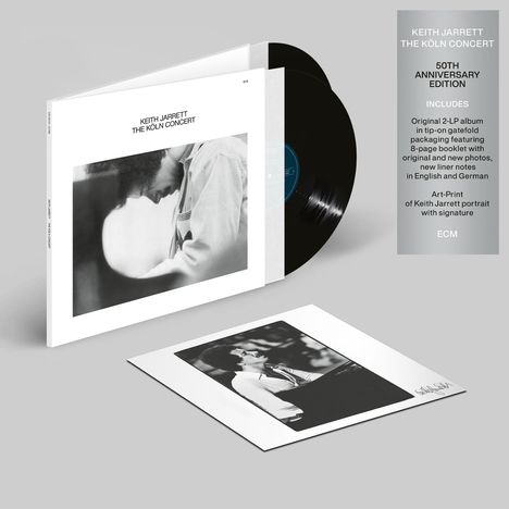 Keith Jarrett (geb. 1945): The Köln Concert (50th Anniversary Edition) (Limited Edition) (+ Art-Print), 2 LPs