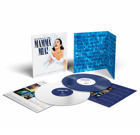 Mamma Mia (Original London Cast ) (White & Blue Vinyl), 2 LPs