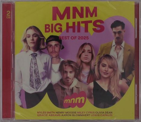 "MNM BIG HITS BEST OF 2025" in großen Buchstaben, darunter eine Collage von sieben Personen.