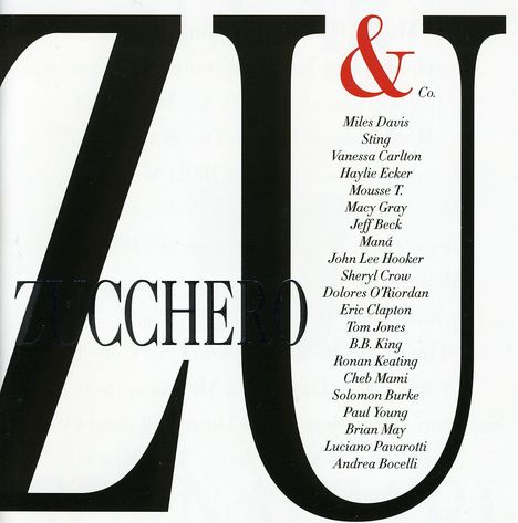 Zucchero: Zu &amp; Co., CD