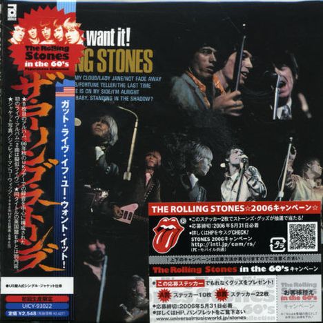 The Rolling Stones: Got Live If You Want It! (Limited Edition), CD