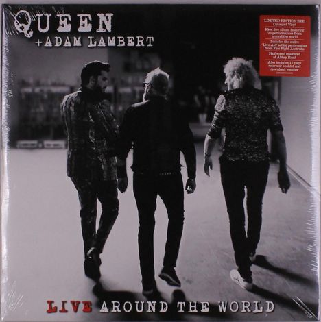 Queen &amp; Adam Lambert: Live Around The World (Limited Edition) (Red Vinyl), 2 LPs