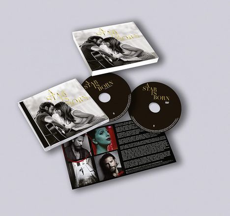 Lady Gaga: A Star Is Born (Soundtrack &amp; Film), 1 CD und 1 DVD