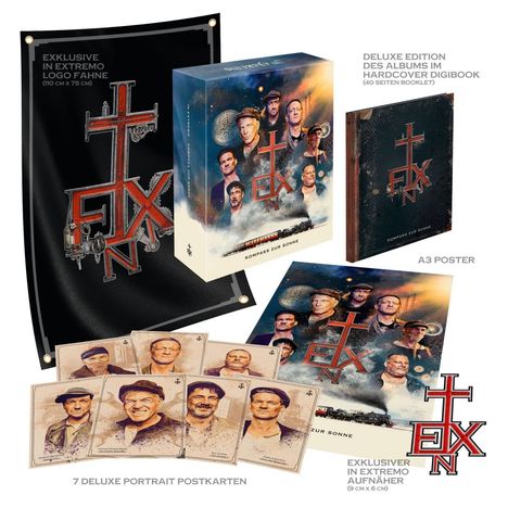 In Extremo: Kompass zur Sonne (Limited Fanbox), 1 CD und 1 Merchandise