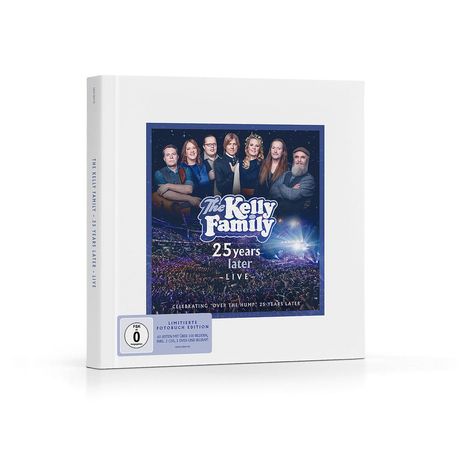 The Kelly Family: 25 Years Later: Live (Limitierte Fotobuch Edition), 2 CDs, 2 DVDs und 1 Blu-ray Disc