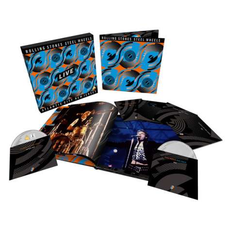 The Rolling Stones: Steel Wheels Live (Atlantic City 1989) (Limited Collector's Edition), 3 CDs, 2 DVDs und 1 Blu-ray Disc