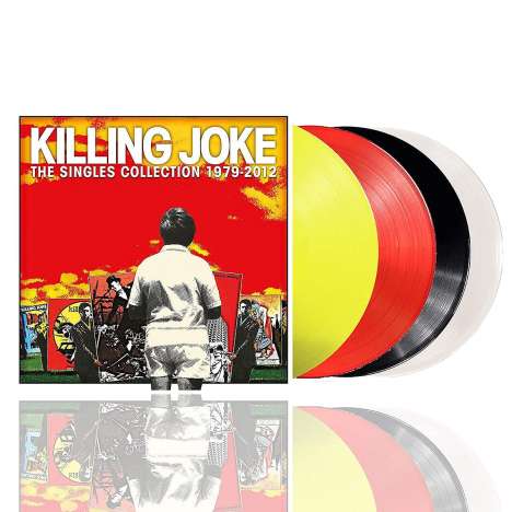 Killing Joke: The Singles Collection 1979 - 2012 (Transparent Yellow/Red &amp; Black/Clear Vinyl), 4 LPs