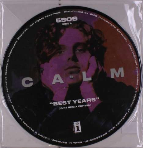 5 Seconds Of Summer: Calm (Luke Remix Edition) (Picture Disc), LP