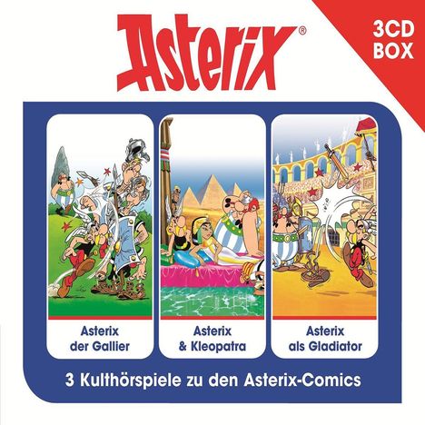 Asterix 3 CD-Hörspielbox Vol. 1, 3 CDs