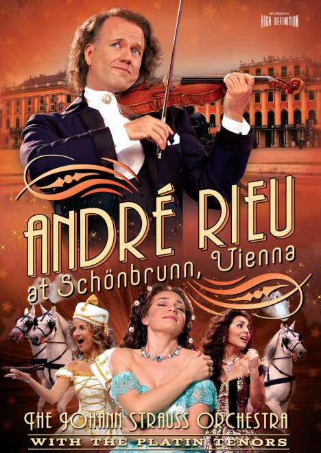 André Rieu (geb. 1949): Andre Rieu in Schönbrun, Wien, DVD